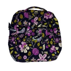 Vera Bradley “Floral Nightengale” Large Fabric Backpack. NWT